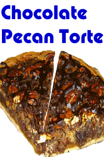 chocolate pecan torte table topper.png